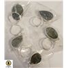 Image 1 : 5 LABRADORITE 925 SILVER PLATED KEY CHAINS
