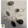 Image 1 : 5 LABRADORITE 925 SILVER PLATED KEY CHAINS