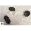 Image 1 : 3 BLACK NATURAL TOURMALINE 925