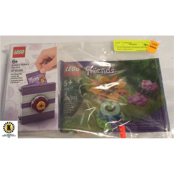 LEGO FRIENDS FLOWER, MOTHER'S DAY CARD SETS