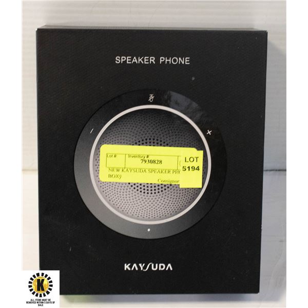 NEW KAYSUDA SPEAKER PHONE IN BOX