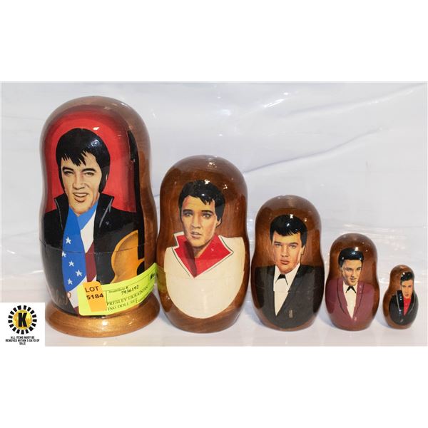 ELVIS PRESLEY UKRAINIAN NEASTING DOLL SET