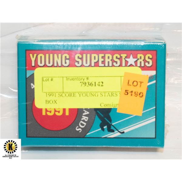 1991 SCORE YOUNG STARS SET IN BOX