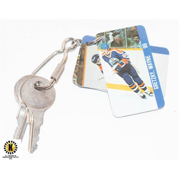 1983 GRETZKY ETC KEY CHAIN CARD SET