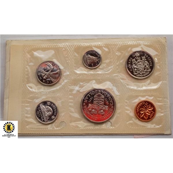 1971 CANADA MINT PROOF COIN SET