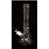 Image 1 : NEW 14" CLEAR TWISTY GLASS BEAKER BONG W/STEM &
