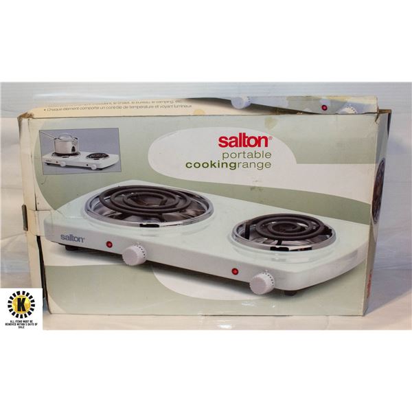 NEW SALTON COOKING RANGE