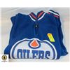 Image 1 : SIZE XLARGE MENS OILERS NHL SWEATER JERSEY