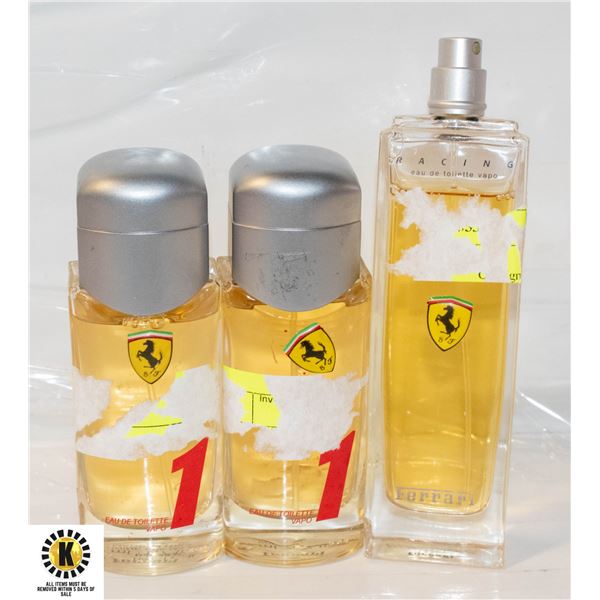 3 ESTATE FERRARI EAU DE TOILETTE SPRAYS