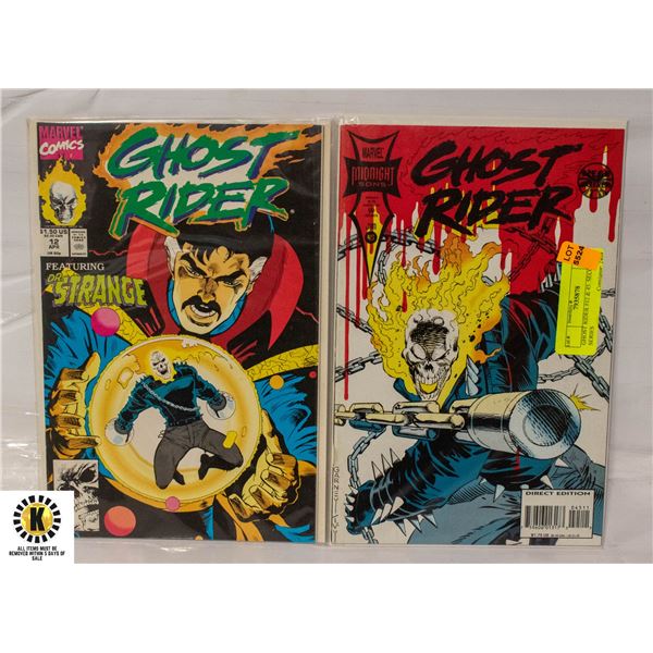 GHOST RIDER #12 & 45. SECOND SERIES