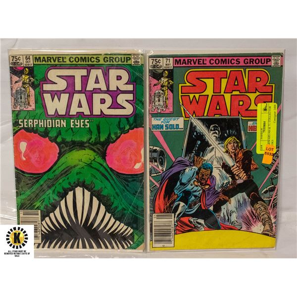 STARWARS #64 & 71. COLLECTOR BOOKS