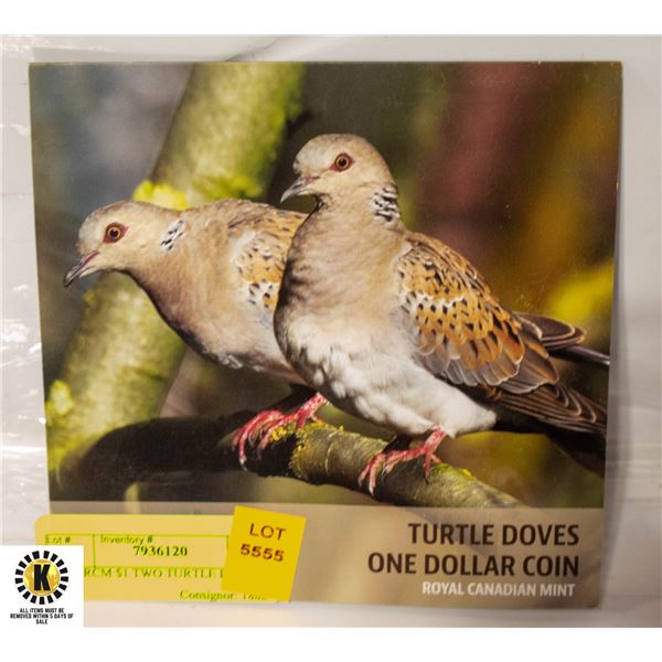 2014 RCM $1 TWO TURTLE DOVES