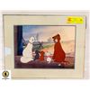 Image 1 : DISNEY COMMEMORATIVE FRAMED LITHOGRAPH