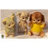 Image 1 : 3 VINTAGE 10" DOLLS (MOVING EYES)