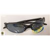 1 PAIR OF BLACK  OAKLEY REPLICA SUNGLASSES