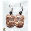 NATIVE RAVEN EARRINGS