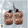 Image 1 : NATIVE RAVEN EARRINGS
