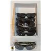 Image 2 : 6 PAIRS BLACK MODERN WITH CHROME CIRCLE SUNGLASSES