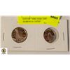 Image 1 : LOT OF "2005 AND 1992 25-CENT ALBERTA COINS"
