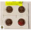 Image 1 : LOT OF 4 "2017 50-CENT CANADA 150TH COMMEMORATIVE