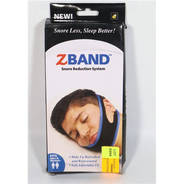 NEW Z-BAND SNORE REDUCTION SYSTEM