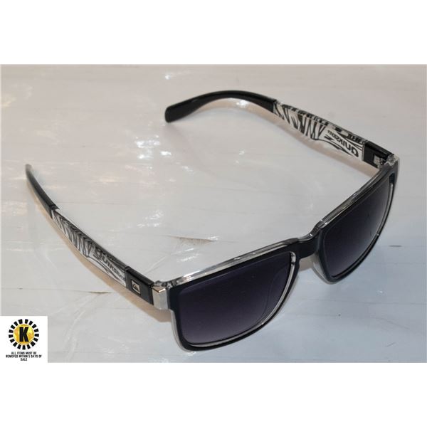 1 PAIR OF MENS QUICK SILVER SUNGLASSES