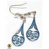 Image 1 : NATIVE HAIDA TEAR DROP EARRINGS (SIGNED/