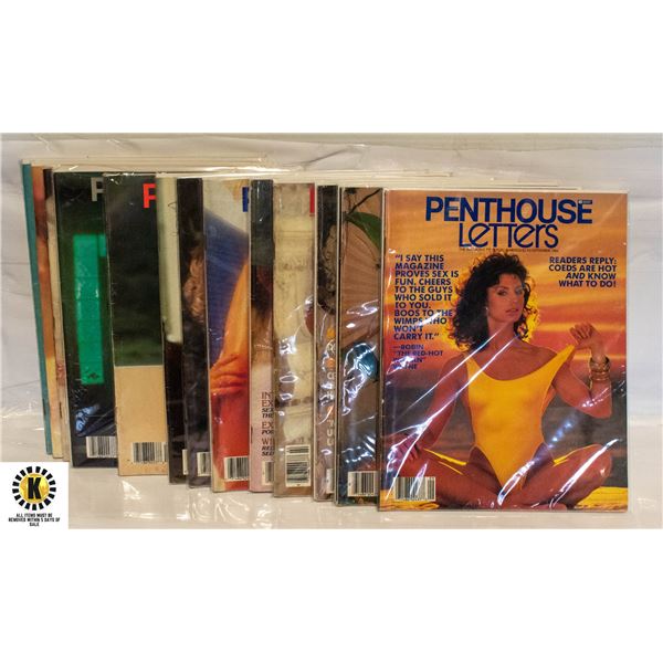 BUNDLE 1980'S PENTHOUSE LETTERS