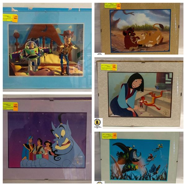 FEATURED LOTS: DISNEY COMMEMORATIVE LITHOGRAPH'S