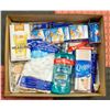 Image 1 : BOX WITH NEW ITEMS INCL. 2-PACK OF LISTERINE