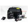 Image 1 : CANON REBEL XSI W/ BATTERY GRIP, CASE &