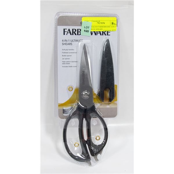 NEW SEALED FARBERWARE 4-IN-1 ULTIMATE SHEARS