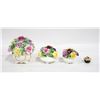 Image 1 : 1 LARGE,2 MEDIUM,1SMALL ROYAL ADDERLY BONE CHINA