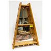 Image 1 : VINTAGE HAND MADE SOLID WOOD MINI BAR. WALL
