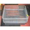 Image 1 : BUNDLE OF 8 METAL STORAGE BASKETS - FOR