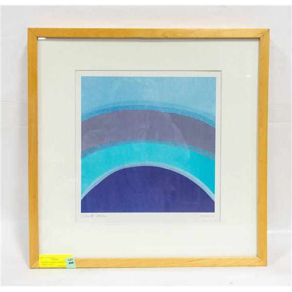 VINTAGE AMAINA LITHOGRAPH, “COBALT SKIES”: