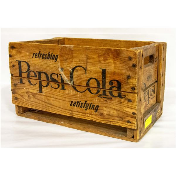 ANTIQUE PEPSI WOODEN CRATE