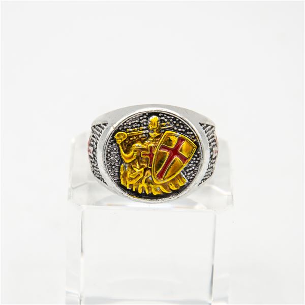 NEW MENS KNIGHTS TEMPLAR RING SIZE 11