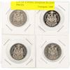 Image 1 : LOT OF 4 1970'S CANADIAN 50 CENT PIECES