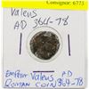 Image 1 : ROMAN EMPEROR VALEUS 364-78 AD COIN
