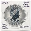 Image 2 : 2022 .9999 PURE SILVER MAPLE LEAF ONE TROY OZ
