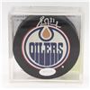 Image 1 : GRANT FUHR AUTHENTIC SIGNED OILERS PUCK