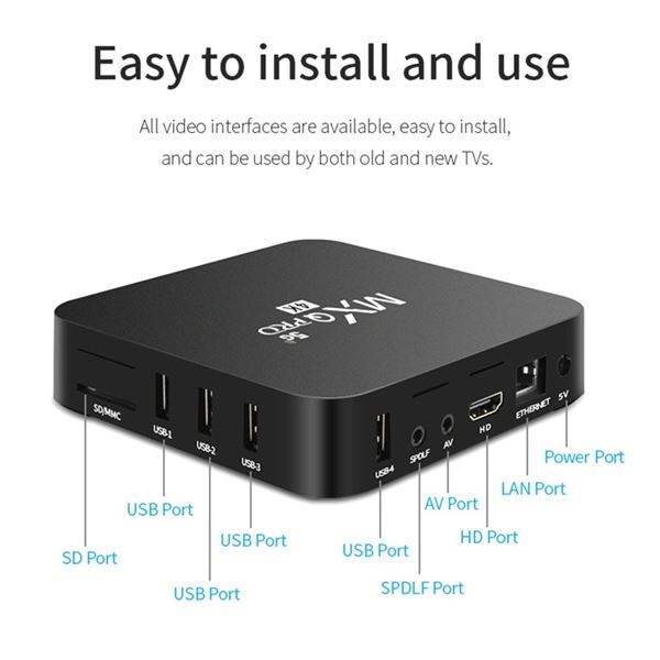 NEW MXQ PRO ANDROID 11 SMART TV BOX