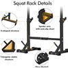 Image 2 : NEW BANGTONG&LI SQUAT RACK STAND, 550LBS, BLACK