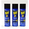 Image 1 : 3 NEW 500G BOTTLES OF RAID MAX FLYING INSECT