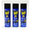 Image 1 : 3 NEW 500G BOTTLES OF RAID MAX FLYING INSECT