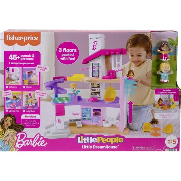 NEW FISHER PRICE BARBIE LITTLE PEOPLE DREAM HOUSE