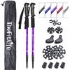 Image 1 : NEW THE FITLIFE PURPLE TREKING / WALKING POLES