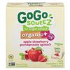 NEW CASE GOGO SQUEEZ ORGANIC APPLE, STRAWBERRY,