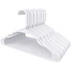 CASE OF 50 NEW WHITE PLASTIC HANGERS